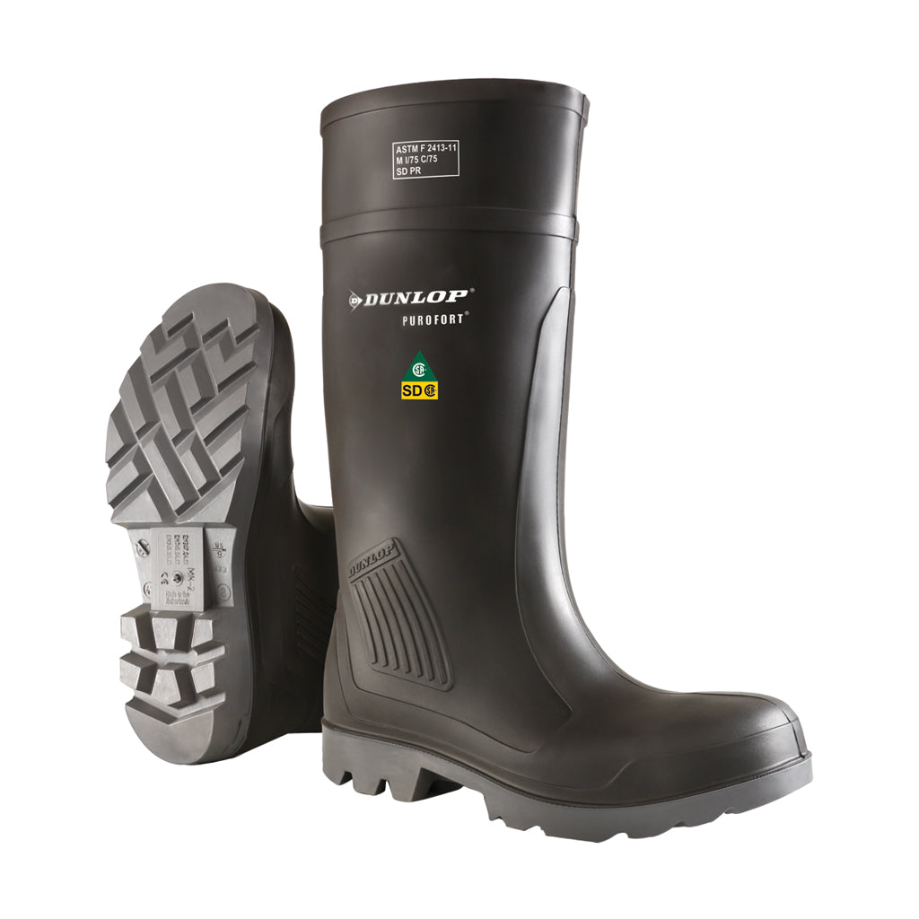 Insulated steel toe rubber boots hotsell