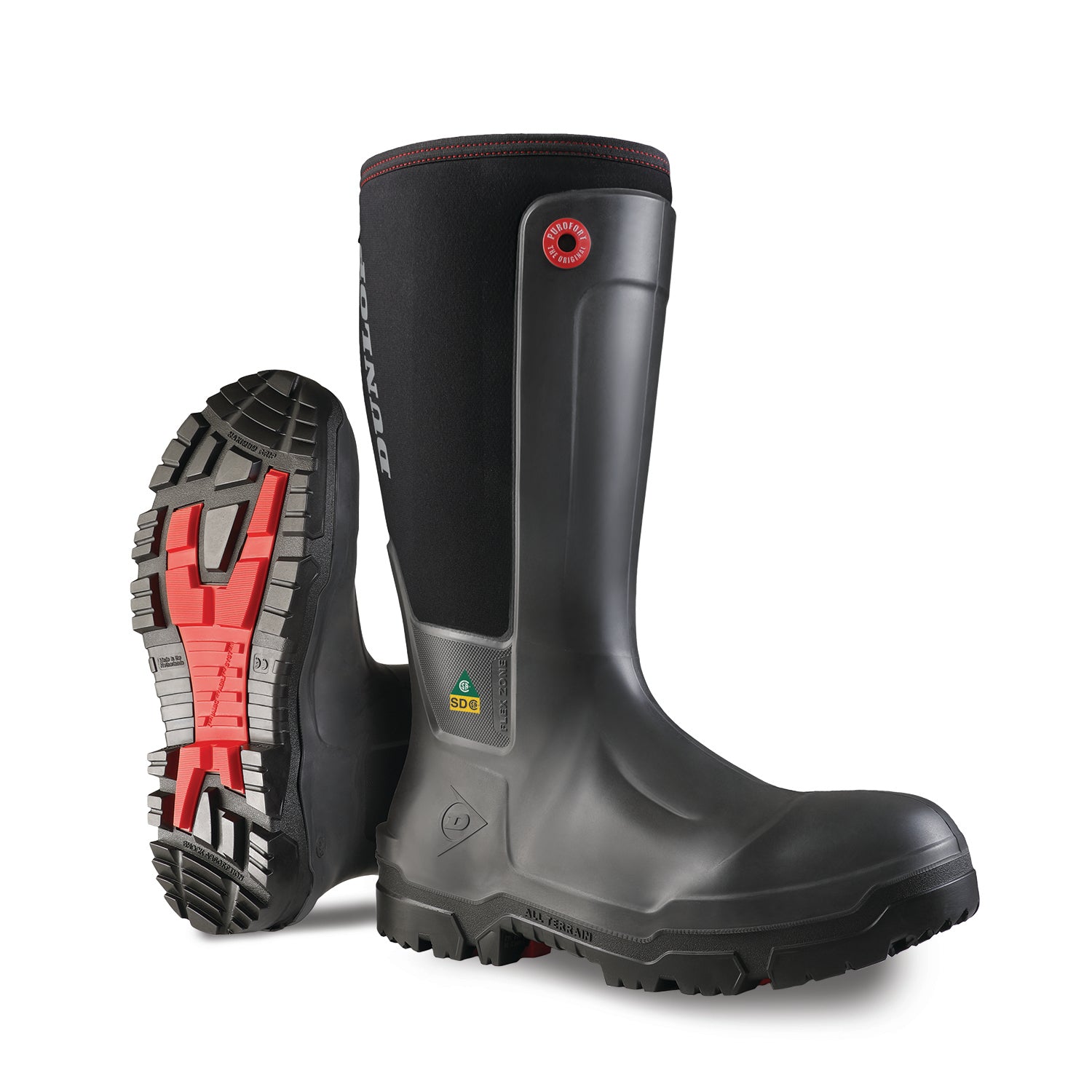 Snugboot Workpro Full Safety, Charcoal |16'' Waterproof CSA Work Boots