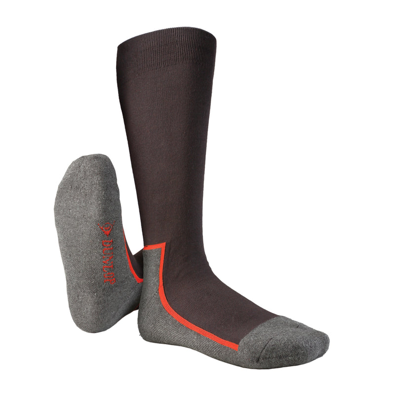 Dunlop Boot Sock Performance , Noir/Gris | Chaussette de travail.