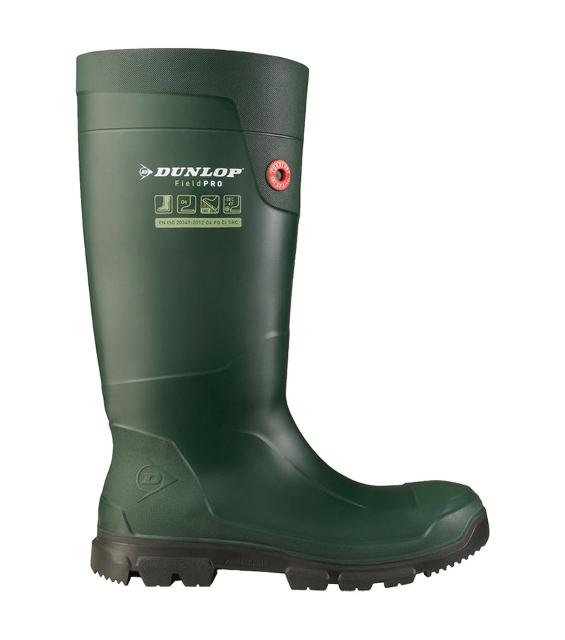 Purofort FieldPRO Soft Toe, Green | 15’’ Waterproof PU Boots.