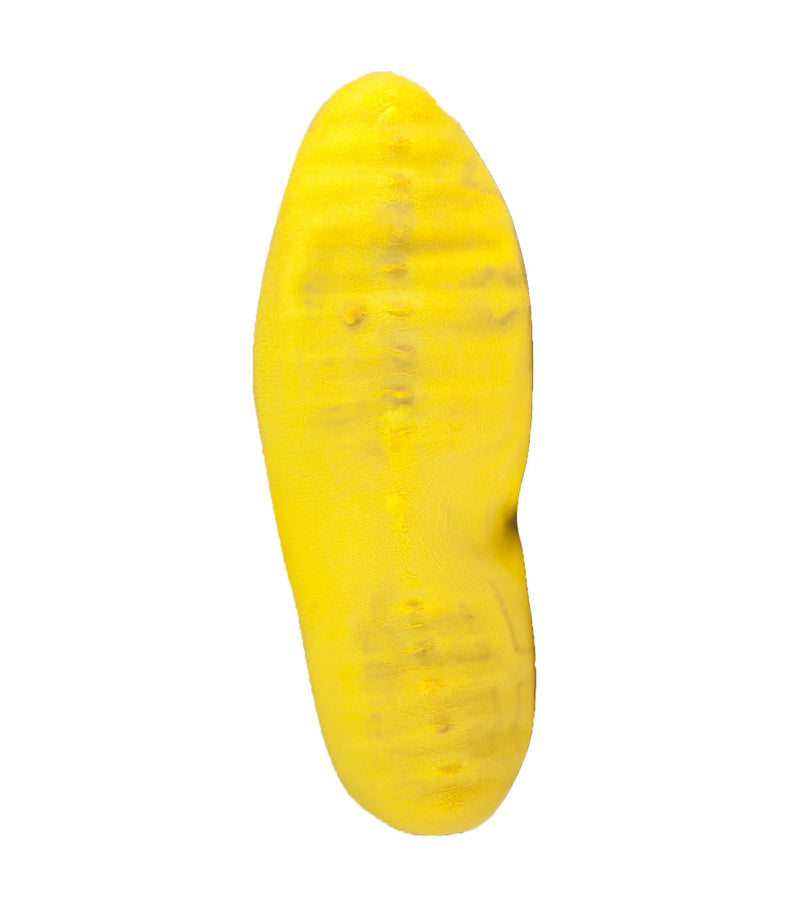 12'' Latex Chemical Boot Cover, Yellow | Waterproof Work Boot Cover