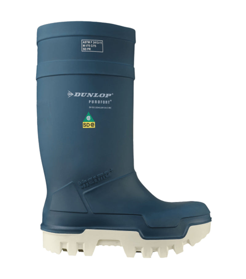 Purofort Thermo+ Full Safety, Blue | 15'' Insulated PU Work Boots