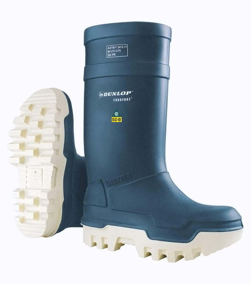 Purofort Thermo+ Full Safety, Bleu | Bottes de travail en PU isolées