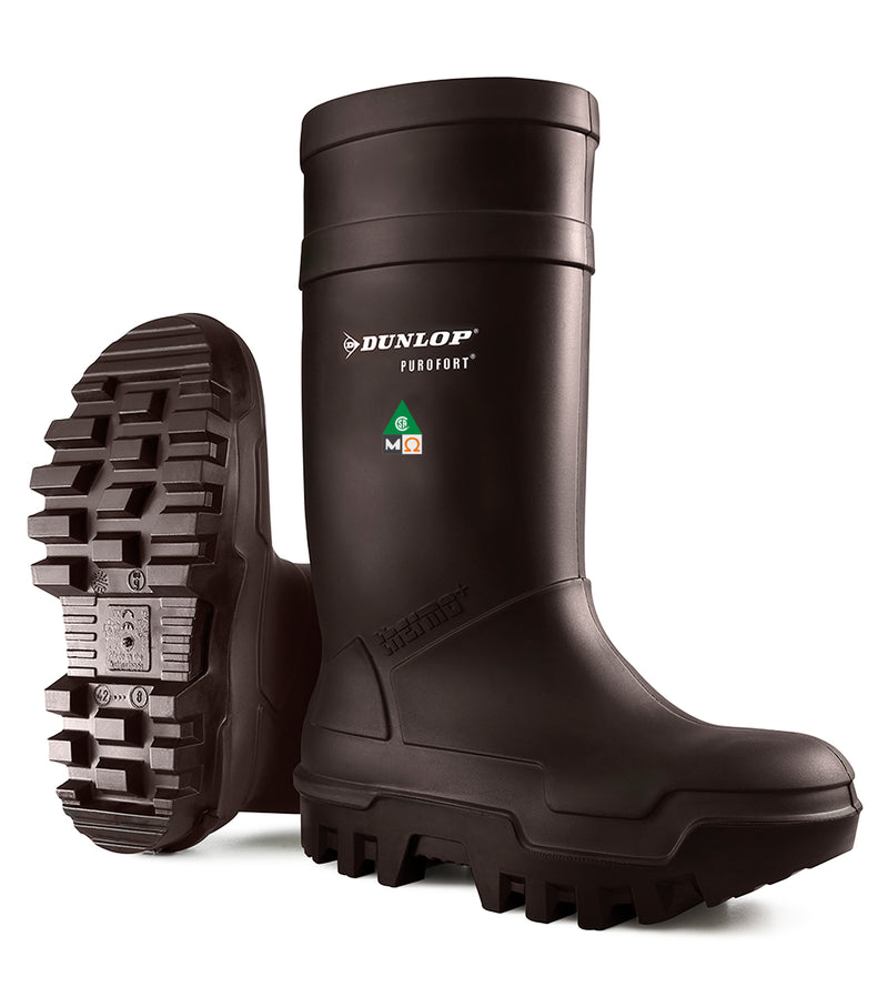 Purofort Thermo+ Full Safety, Noir | Bottes de travail en PU isolées