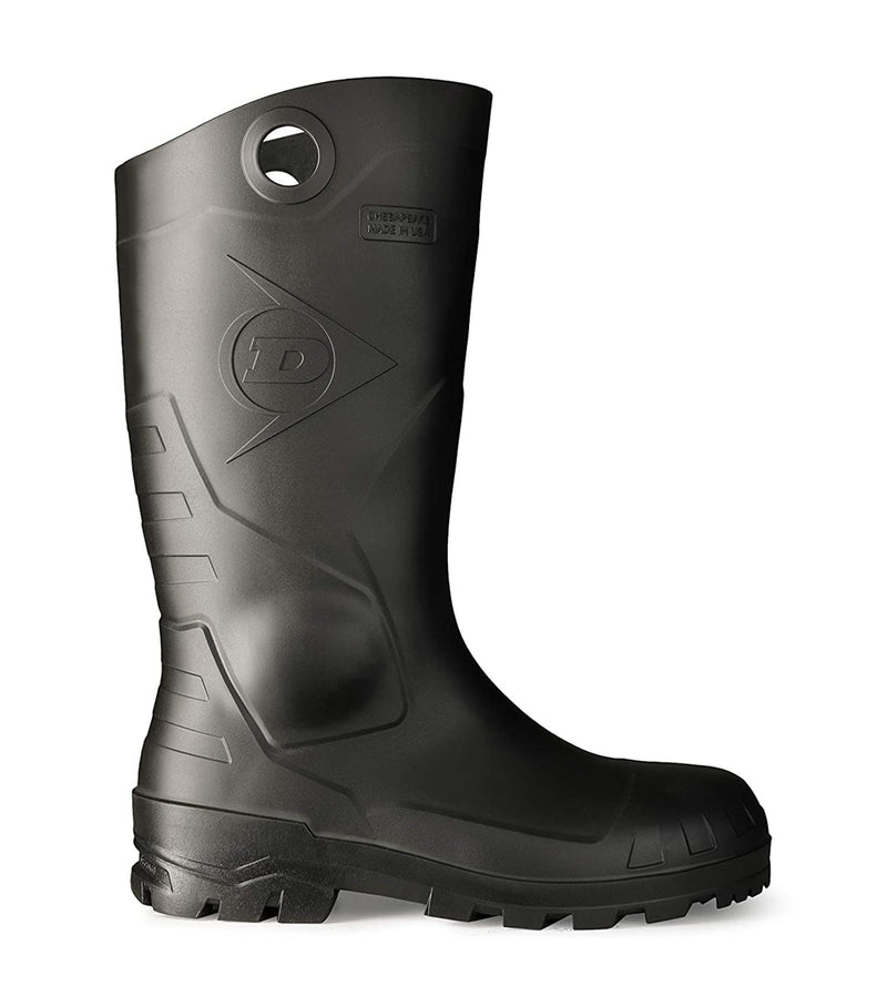 Chesapeake Safety Steel Toe, Black | PVC Work Boots .