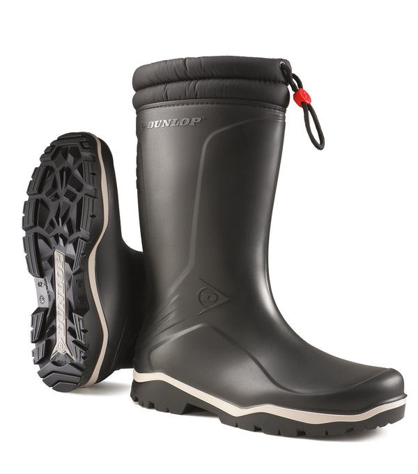 Blizzard, Black | Botte de pluie isolée 14'' en PVC