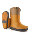 Puddle Jumper Fur Lined, Noir | Bottes de pluie isolées pour enfants