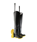 Thigh Wader Steel Toe & Midsole, Black | 29’’ Waders Work Boots