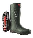 Purofort+, Vert | Bottes de pluie imperméables 15'' en PU isolées
