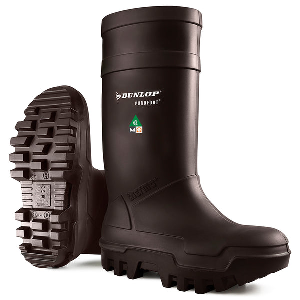 Purofort Thermo+ Full Safety, Black 15'' Insulated PU Work Boots
