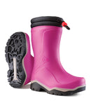 Kids Blizzard, Pink | Ultralight insulated rain boot for kids