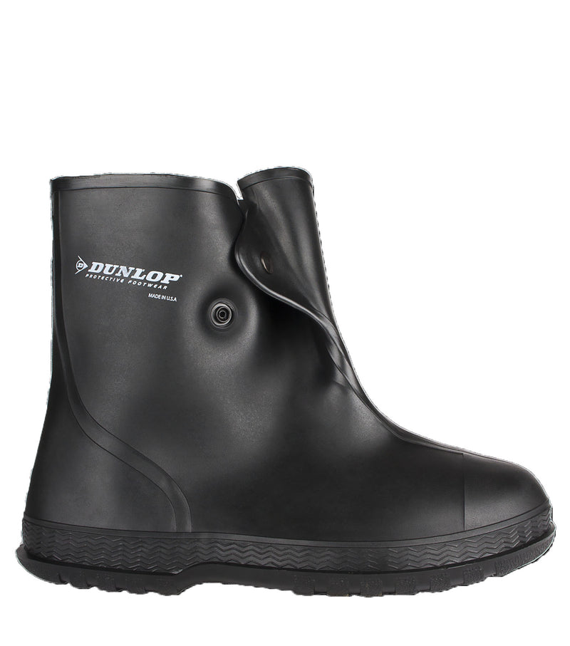 10'' Overshoes, Black | PVC Overshoes | Flexible & Lightweight.
