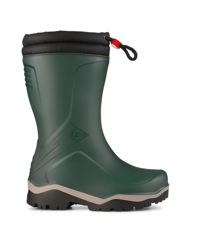 Kids Blizzard, Vert | Botte de pluie isolée ultralégère pour enfants