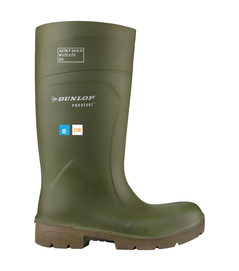 Purofort FoodPro Safety, Green | Insulated Agrifood PU Work Boots
