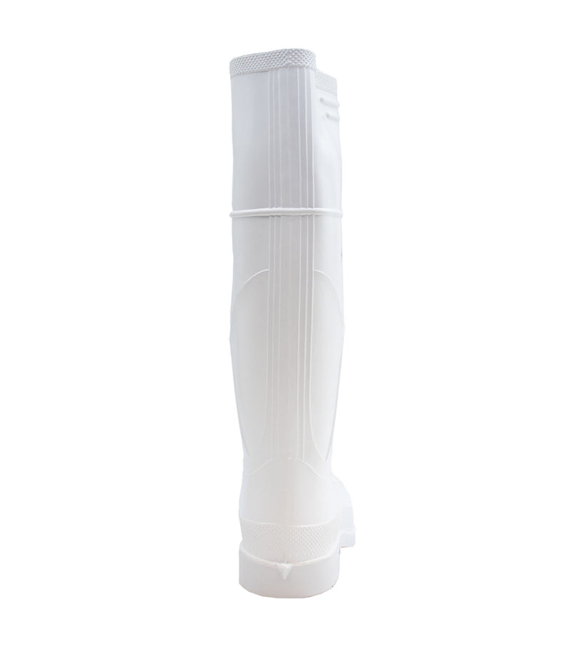 White PVC Steel Toe, White | 16'' Waterproof PVC Work Boots