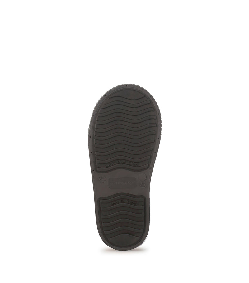 Puddle Jumper Fur Lined, Noir | Bottes de pluie isolées pour enfants