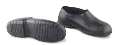 4'' Overshoes, Black | PVC Overshoes | Flexible & Lightweight.