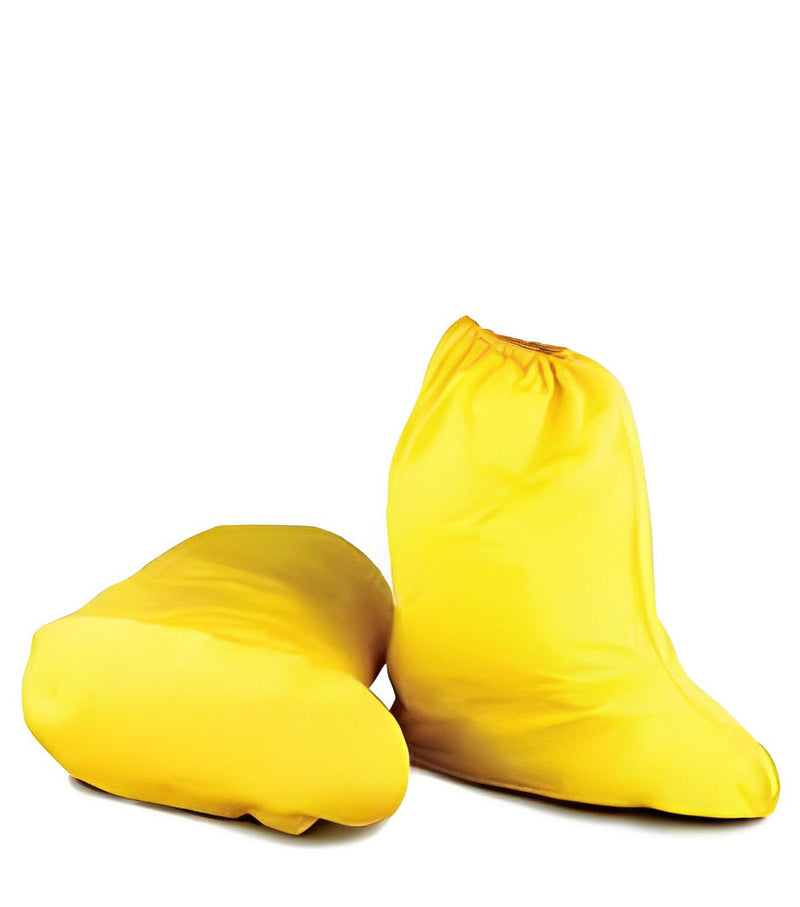 15'' PVC Boot Shoe Cover, Yellow | Utility Shoe Covers.